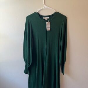 BODEN Green Long Sleeve sweater dress